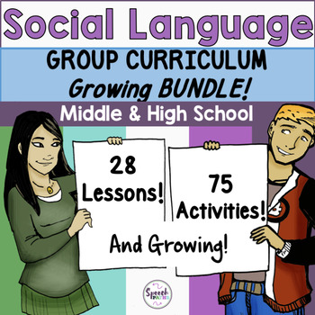 Preview of Social Language: Middle & High School Bundle
