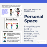 Social Language Personal Space Lesson -  Visual Aids, Soci