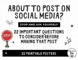 Social Media: 22 Questions to Ask Before Posting - Digital