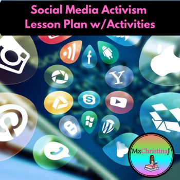 Preview of Social Media Activism Lesson Plan w/ Activities