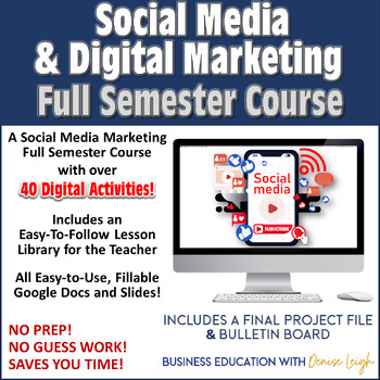 Preview of Social Media Marketing Course & Digital Advertising FULL SEMESTER CLASS COURSE