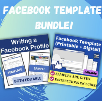 Preview of Social Media | FACEBOOK TEMPLATE BUNDLE!