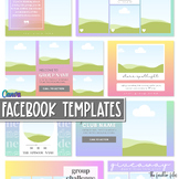 Social Media Facebook Templates for TPT Sellers for Canva 