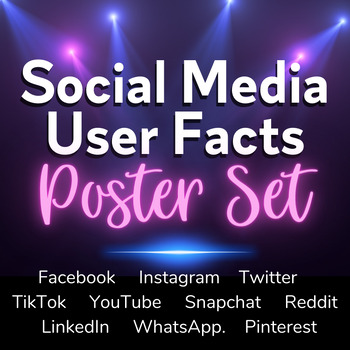 Preview of Social Media Facts 10 Poster Set