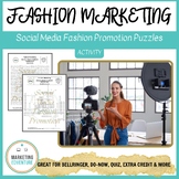 Social Media Fashion Promotion Crossword & Word Search Puz