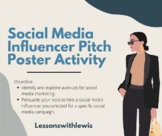 Social Media Influencer Pitch Poster Assignment