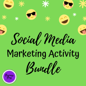 Social Media Marketing Post Creation Activity Bundle by Business Boss