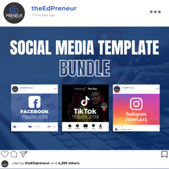 Preview of Social Media Marketing Template Bundle for Google Slides & Canva