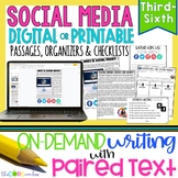 Paired Text Passages - Social Media Opinion Writing - Prin