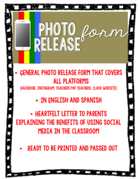 Preview of Social Media Photo Release Form