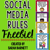 Social Media Rule Posters - Freebie!