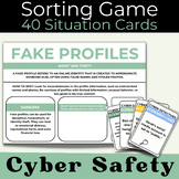 Social Media Safety Activity, Cyber Safety Sorting Game 6-