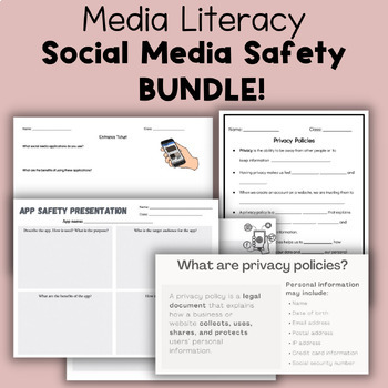 Preview of Social Media Safety Bundle