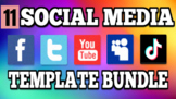 Social Media Template Bundle (Editable on Google Slides)