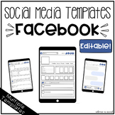 Social Media Template for Back to School or Writing | Facebook