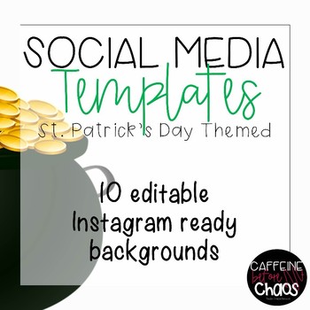 Preview of Social Media Templates-St. Patrick's Day IG 
