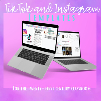 Preview of Social Media Templates | TikTok and Snapchat Digital Slides
