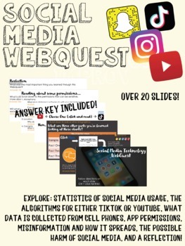Preview of Social Media WebQuest