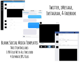 Social Media and Text Messaging Templates