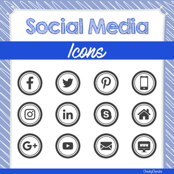Preview of Social Media - icons