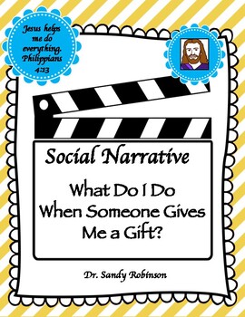 Preview of Social Narrative - What Do I Do When Someone Gives Me a Gift?