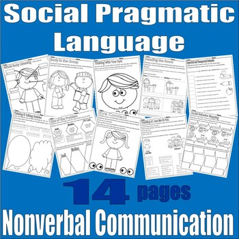 Preview of Social Pragmatic Language Nonverbal Communication Skills SEL