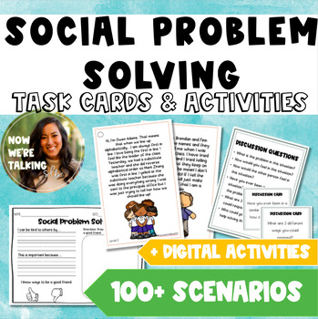 Preview of Social Problem Solving: 100+ Scenarios & Activities for SEL/Speech Therapy