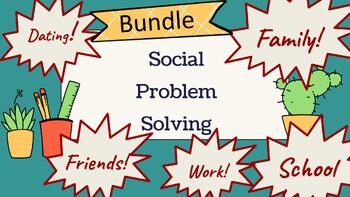 Preview of Social Problem Solving BUNDLE- Middle/ High School Speech Therapy