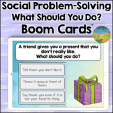 Social Problem-Solving Boom Cards for Friendship Skills - 