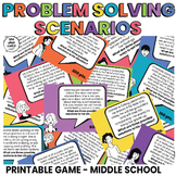 Social Problem Solving Game | Scenarios Middle School | Pr
