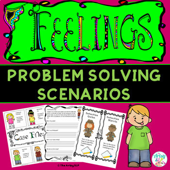 Preview of Social Problem Solving Scenarios for Identifying Feelings and Emotions