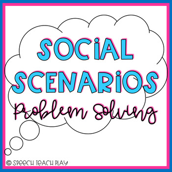 Preview of Social Scenarios Problem Solving REAL LIFE Pictures