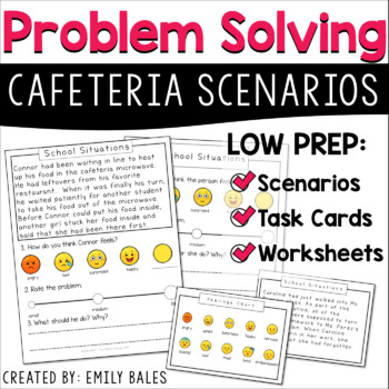Preview of Social Problem Solving Scenarios : Cafeteria