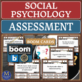 Social Psychology: Assessment Boom Cards