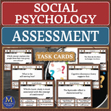 Social Psychology: Assessment Task Cards