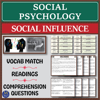 Preview of Social Psychology Series: Social Influence (Conformity, Compliance & Obedience)