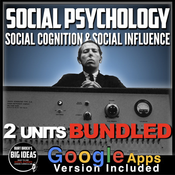 Preview of Social Psychology: Social Cognition AND Social Influence Units +Digital Resource