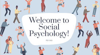 Preview of Social Psychology - The Power of First Impressions