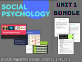 Social Psychology Unit 1 Bundle