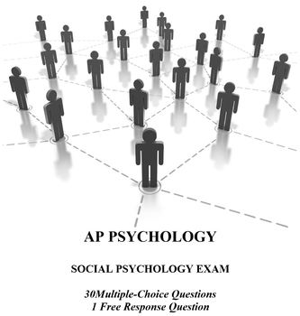 Preview of Social Psychology Unit Exam for AP Psychology