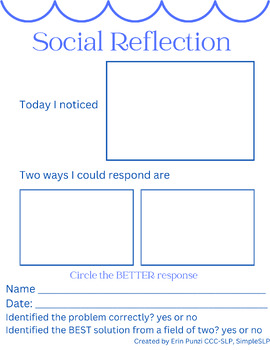 Preview of Social Reflection