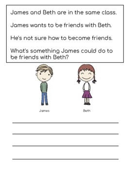 Social Scenario - Making Friends by RPAULS | Teachers Pay Teachers