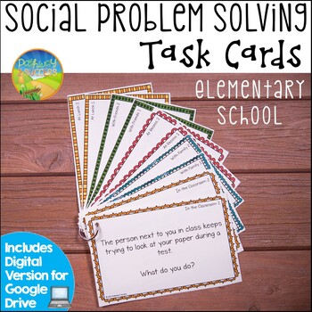 Social Scenario Problem Solving Task Cards
