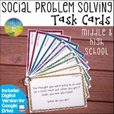 Social Problem Solving Task Cards for Middle and High Scho