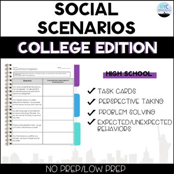 Preview of Social Scenarios: Appropriate vs. Inappropriate College Edition
