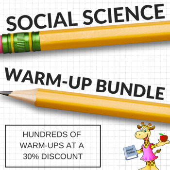 Preview of Social Science Daily Warm-Up Bundle (Psychology and Sociology)