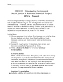 Social Sciences Independent Study Project: Social Justice 