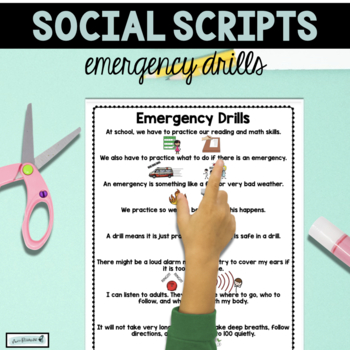 Preview of Social Scripts | Emergency Drills
