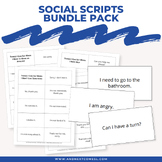 Social Scripts Mini Flip Books Bundle