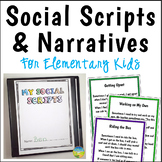 Social Skills Scripts and Narratives - Editable Stories fo
